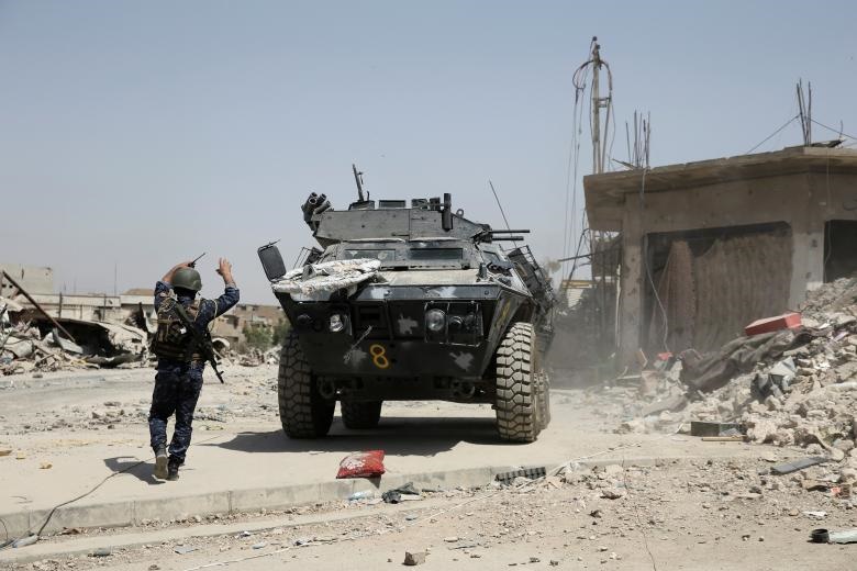 تصاویر | آخرین تلاش‌های ارتش عراق برای بیرون راندن داعش از موصل